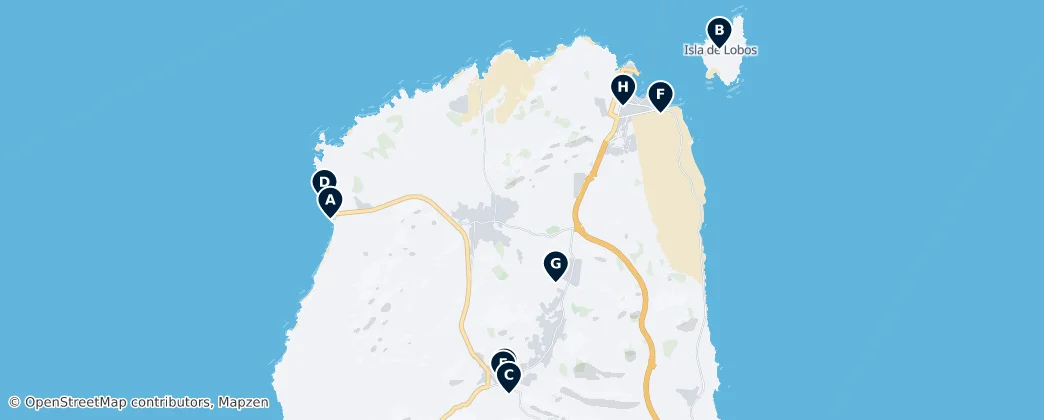 Map of La Oliva