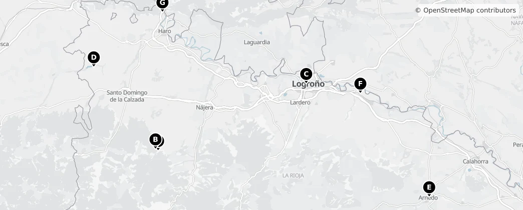 Map of La Rioja