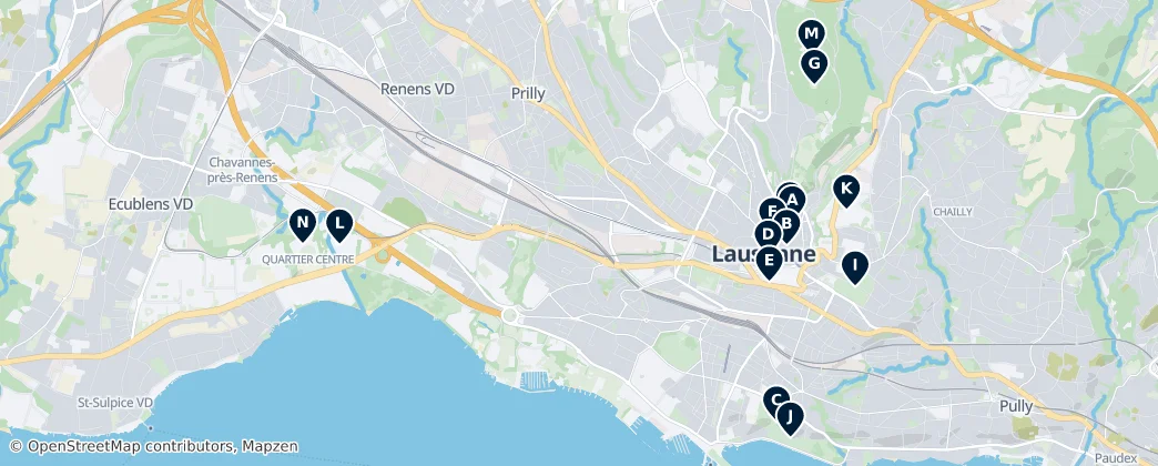 Map of Lozanna