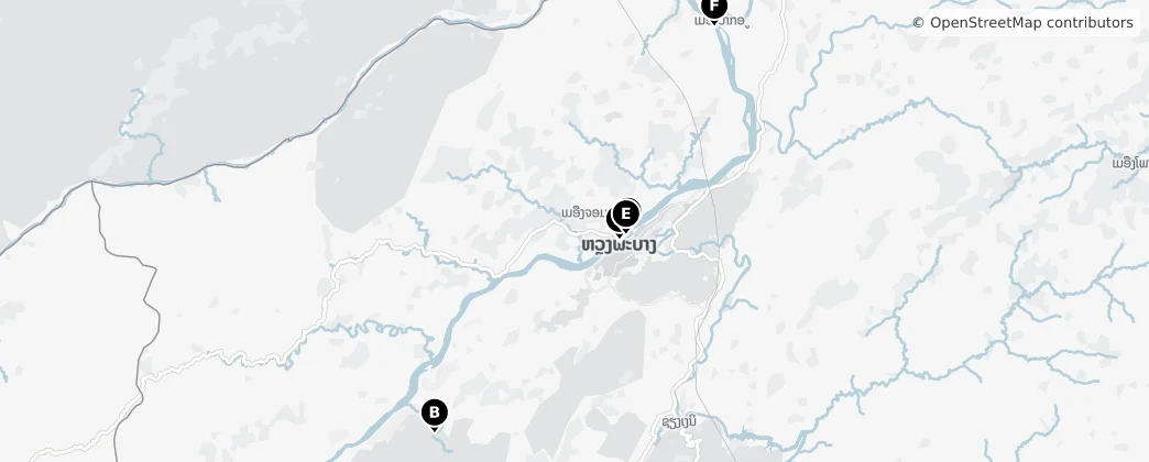 Map of Prowincja Louangphrabang