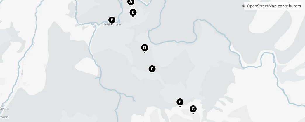 Map of Machupicchu District