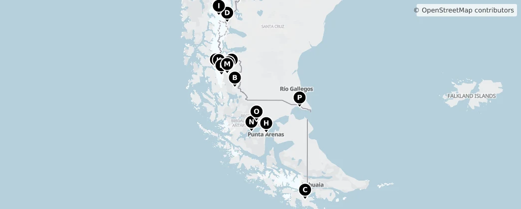 Map of Magallanes