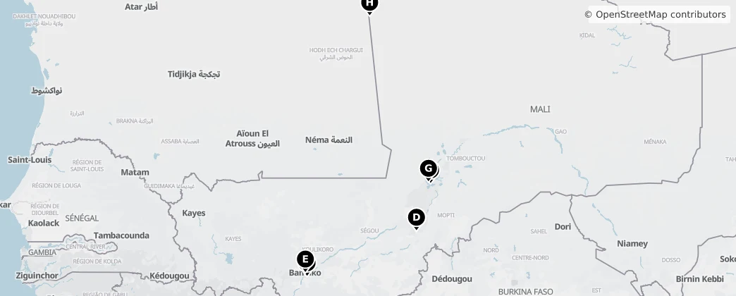 Map of Mali