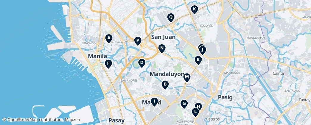 Map of Mandaluyong