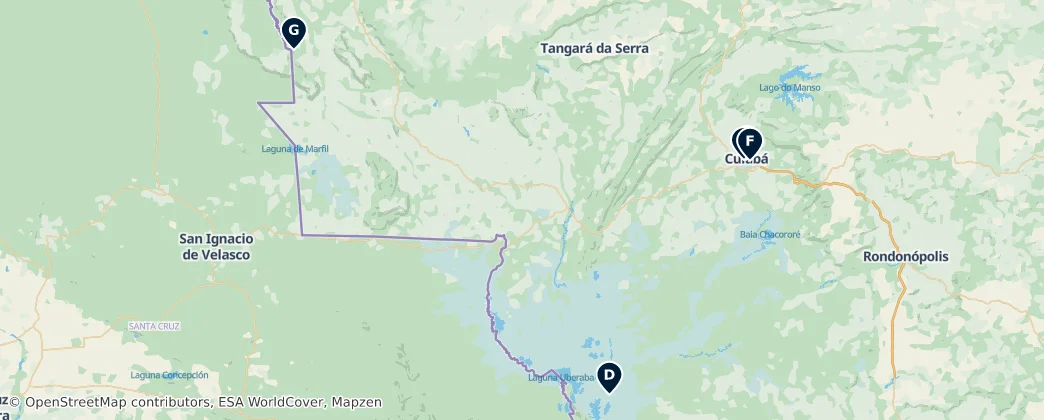Map of Mato Grosso