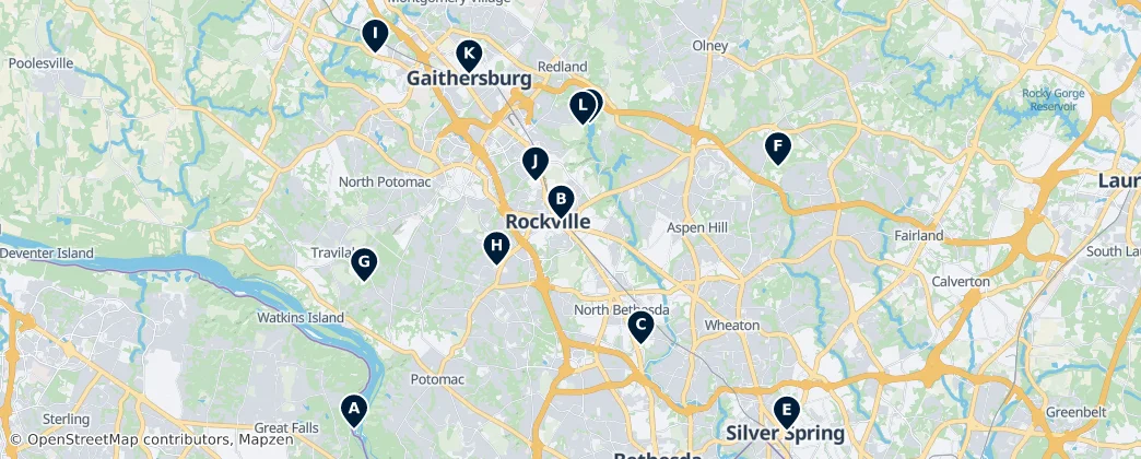 Map of Montgomery