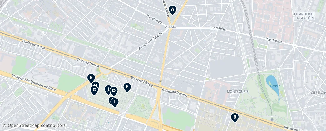 Map of Montrouge