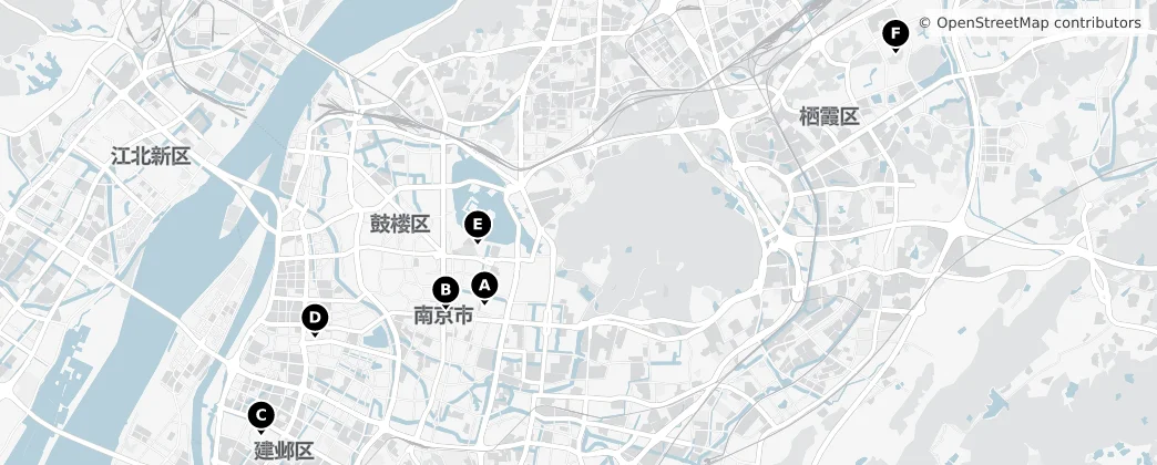Map of Nankin