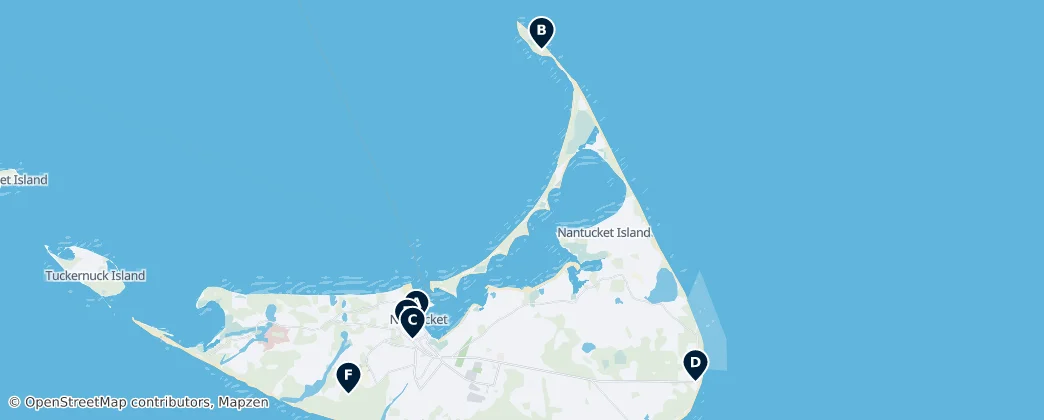 Map of Nantucket