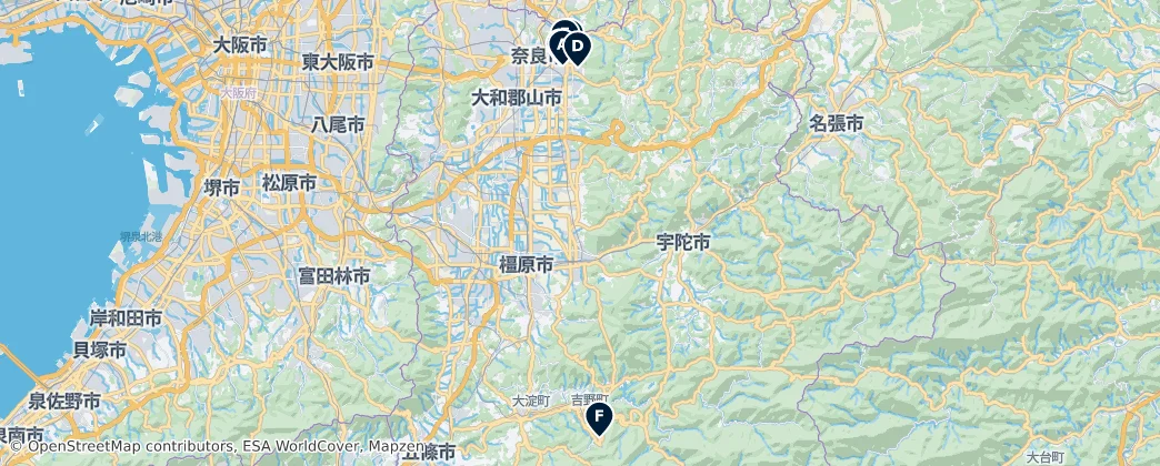 Map of Nara