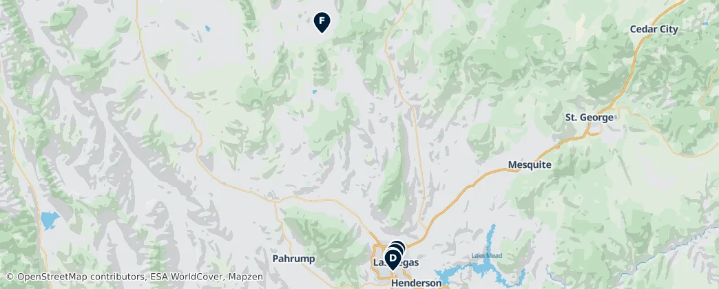 Map of Nevada