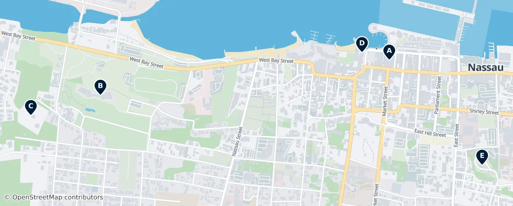 Map of New Providence