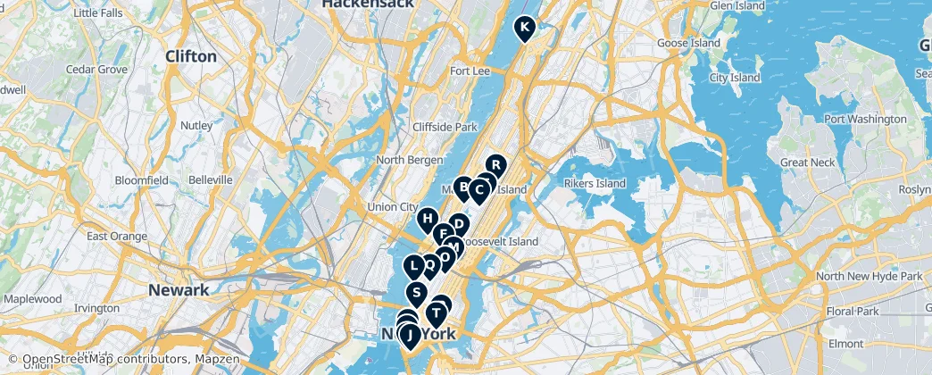 Map of Manhattan