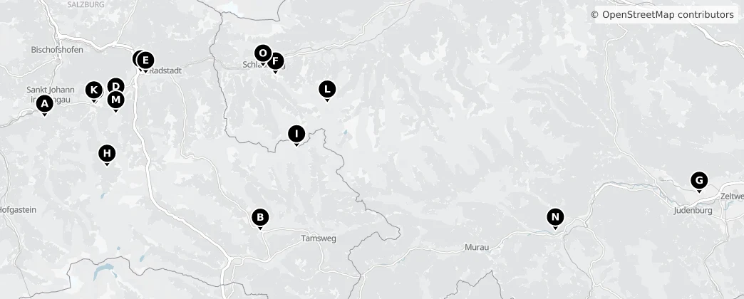 Map of Niskie Taury