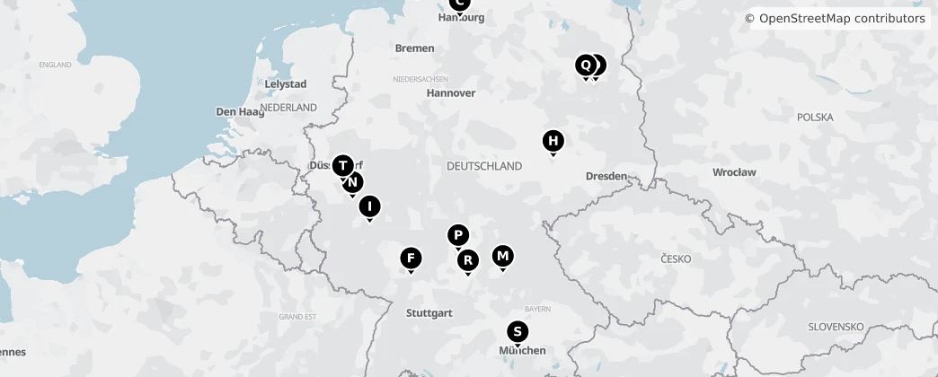 Map of Niemcy