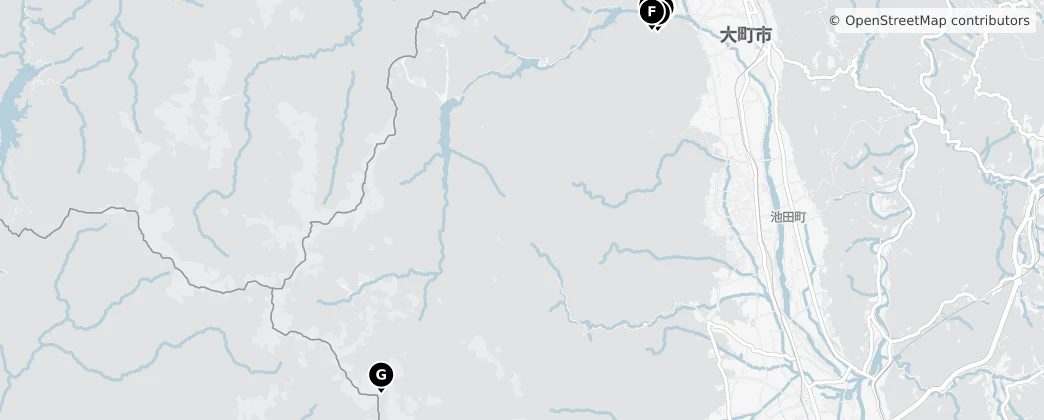 Map of Ōmachi