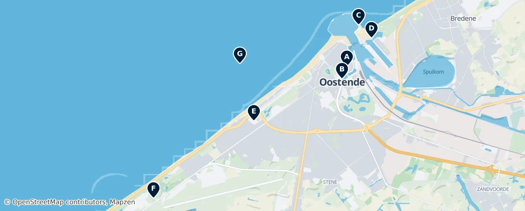 Map of Ostenda
