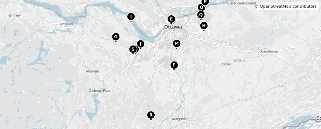 Map of Ottawa