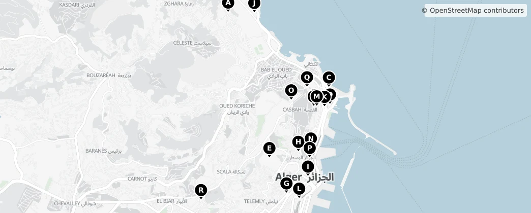 Map of Oued Koriche