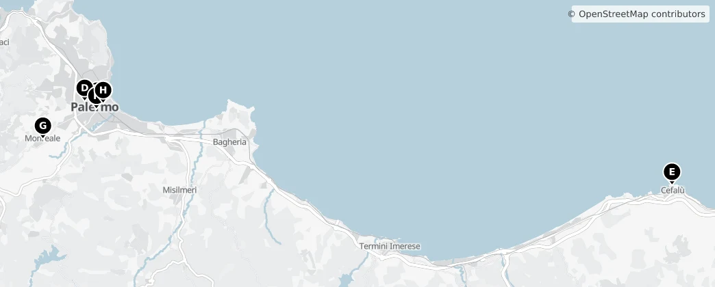 Map of Palermo
