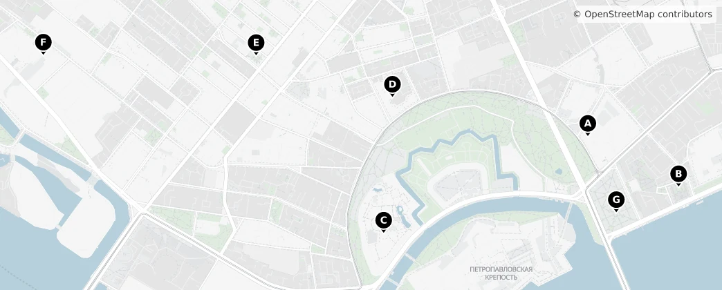 Map of Wyspa Piotrogrodzka