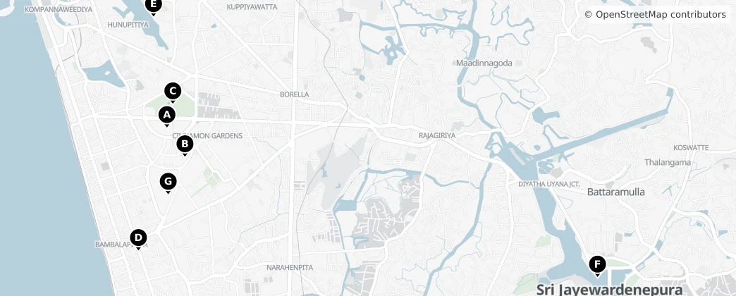 Map of Pita Kotte