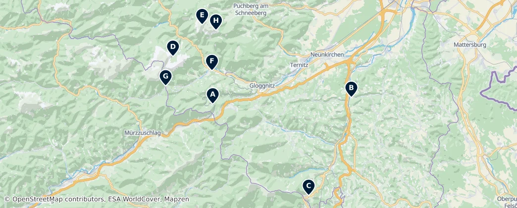 Map of Powiat Neunkirchen