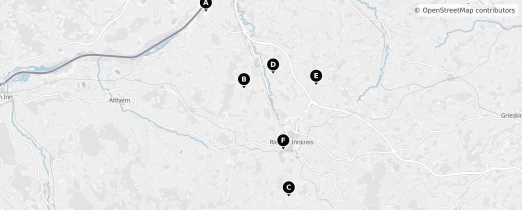 Map of Ried im Innkreis