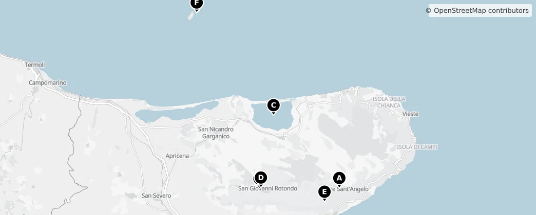 Map of Prowincja Foggia
