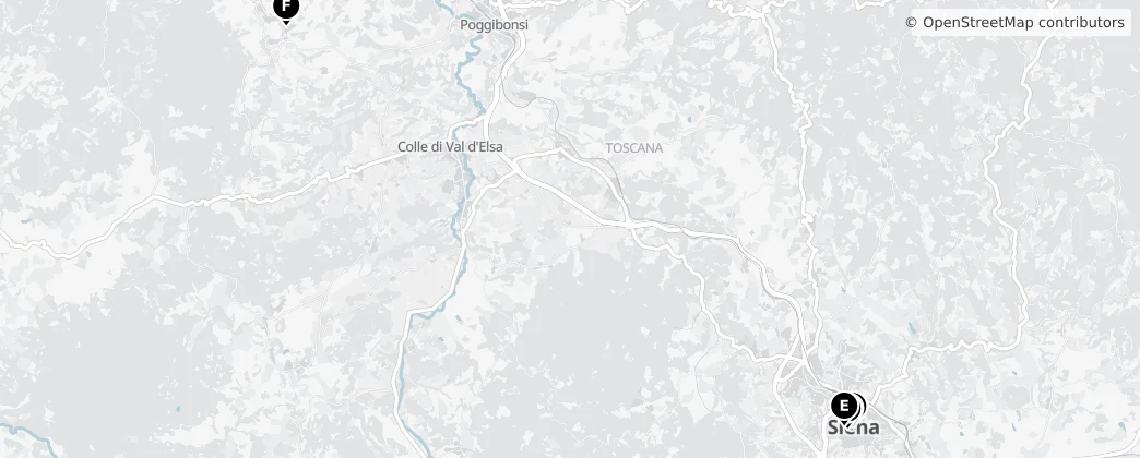 Map of Prowincja Siena