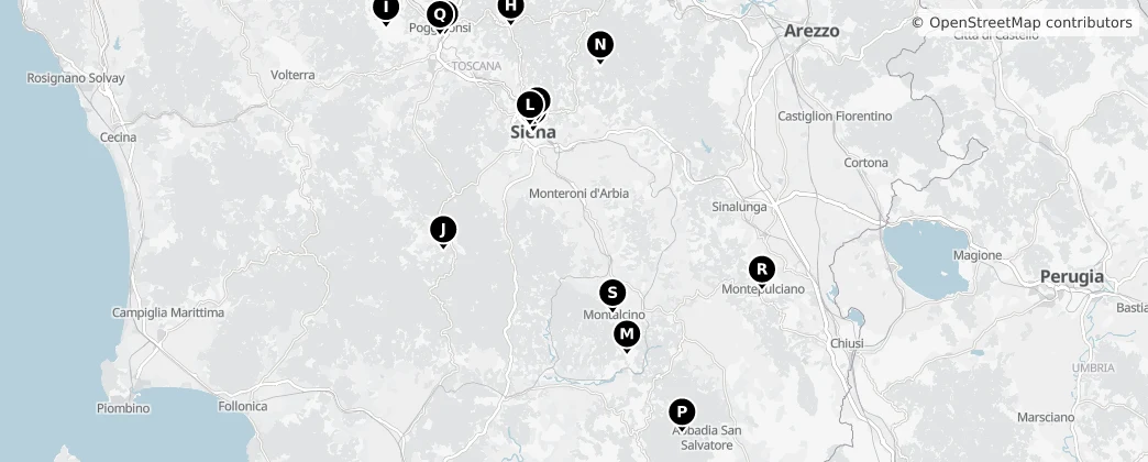Map of Prowincja Siena