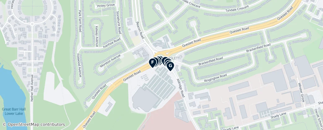 Map of Queslett