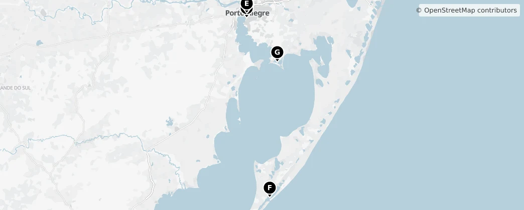 Map of Região Geográfica Intermediária de Porto Alegre