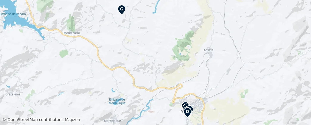 Map of Ronda