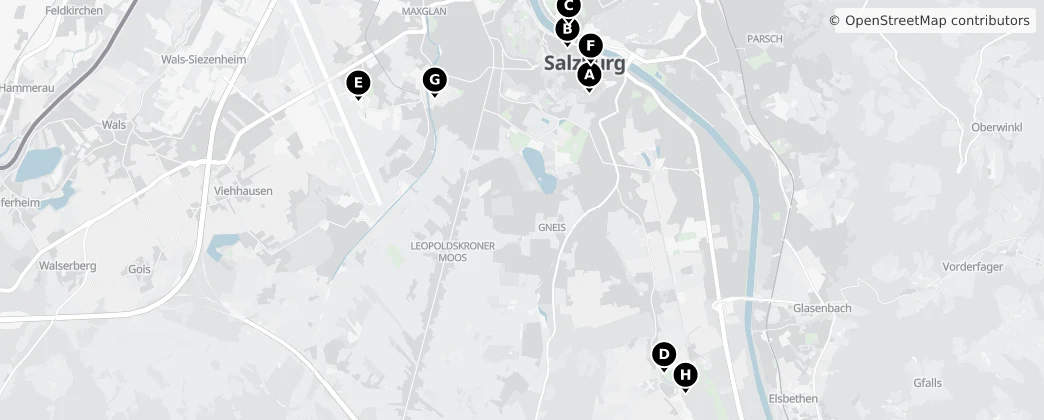 Map of Salzburg