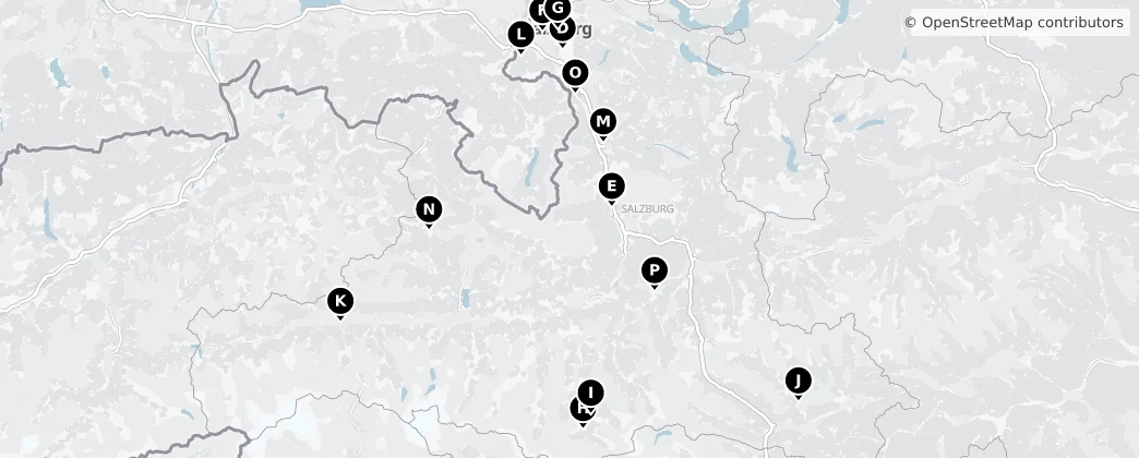 Map of Salzburg