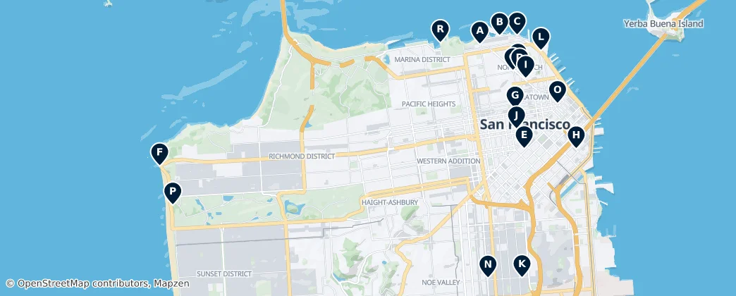 Map of San Francisco
