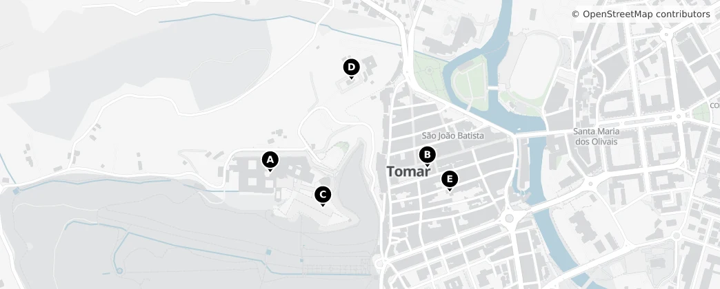 Map of São João Baptista