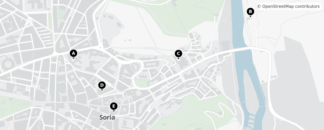 Map of Soria