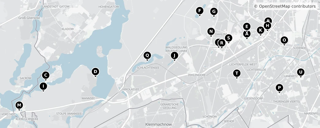 Map of Steglitz-Zehlendorf