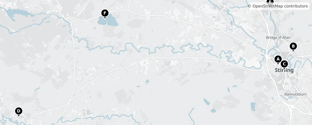 Map of Stirling