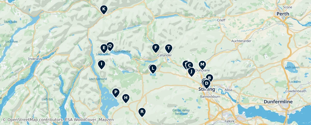 Map of Stirling