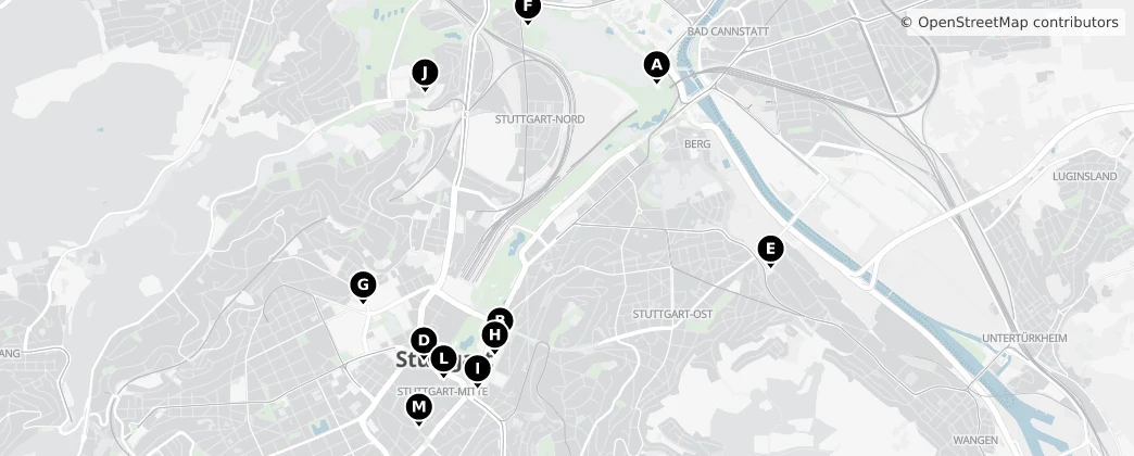 Map of Stuttgart