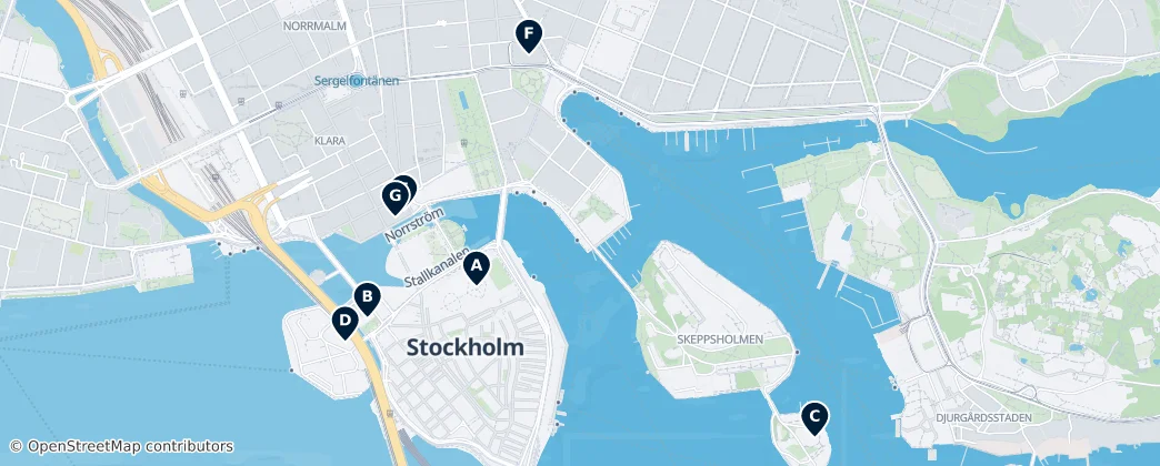 Map of Sztokholm