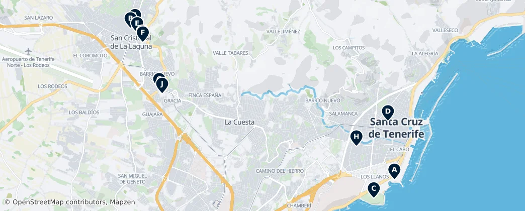 Map of Taco
