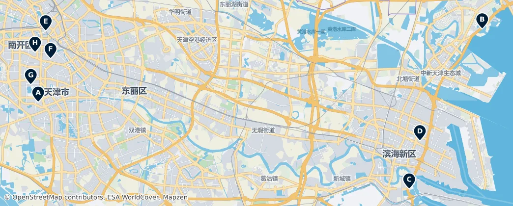 Map of Tiencin