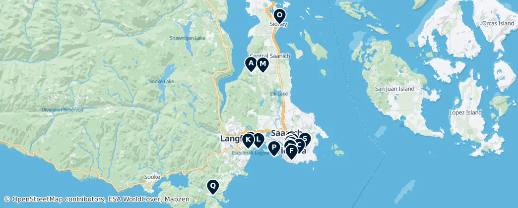 Map of Vancouver
