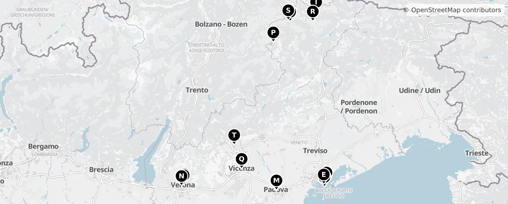 Map of Wenecja Euganejska