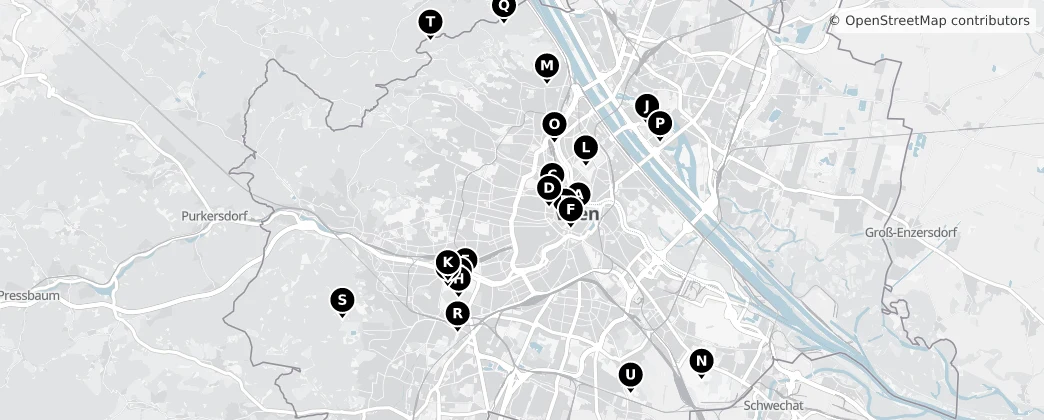 Map of Wiedeń