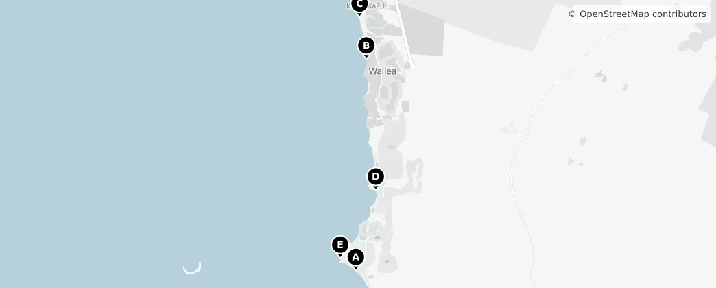 Map of Wailea-Makena